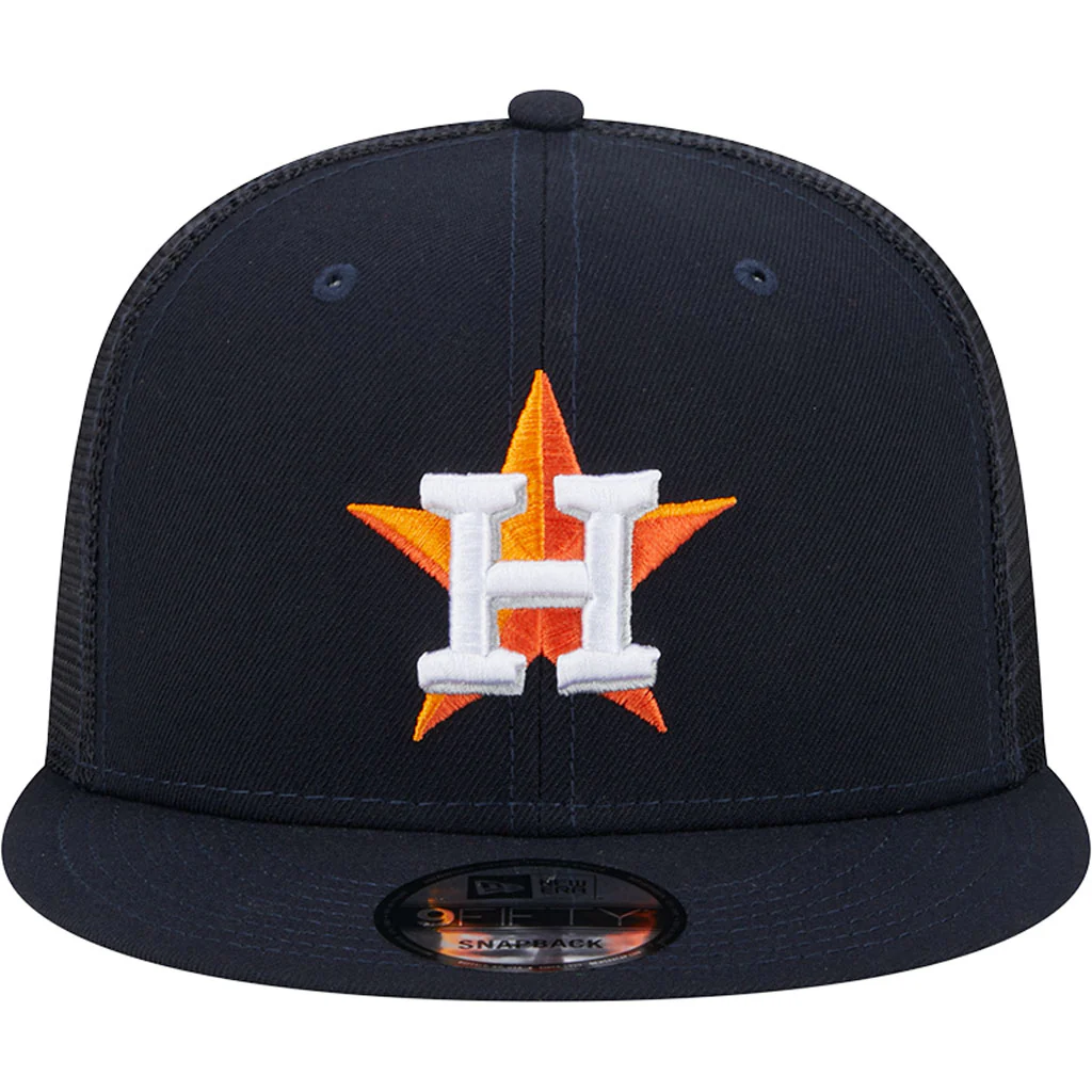 MLB Houston Astros New Era OTC Trucker 9FIFTY Snapback Hat - Navy - Image 3