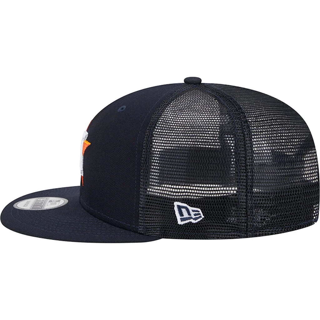 MLB Houston Astros New Era OTC Trucker 9FIFTY Snapback Hat - Navy - Image 4