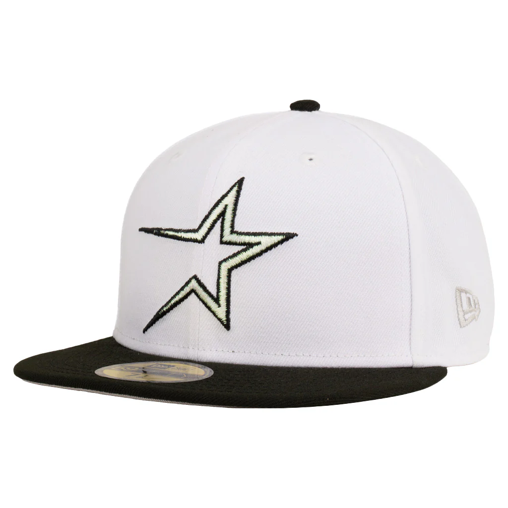 MLB Houston Astros New Era Space Shuttle 59FIFTY Fitted Hat - White - Image 2