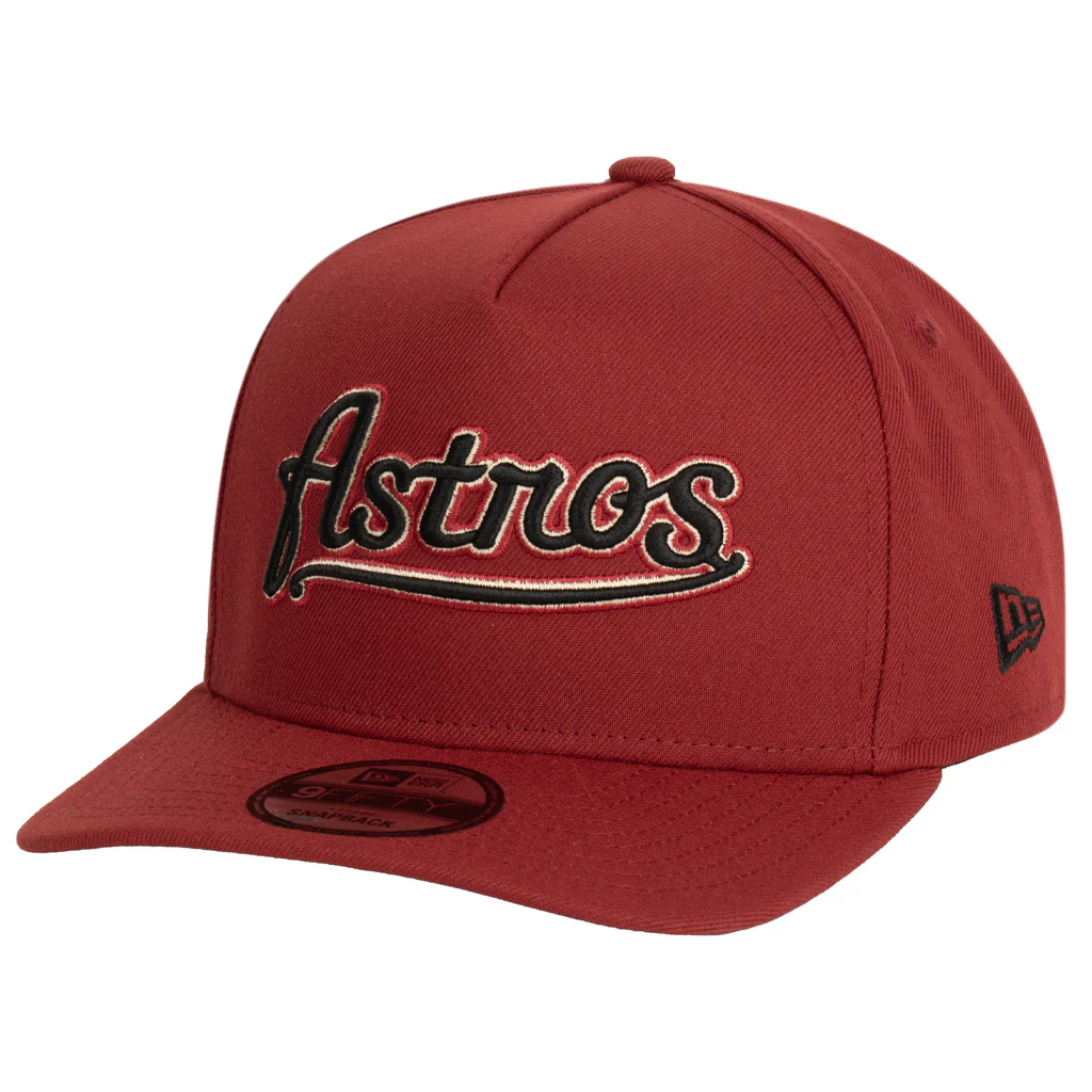 MLB Houston Astros New Era Team Undervisor 9FIFTY A-Frame Snapback Hat - Red - Image 2