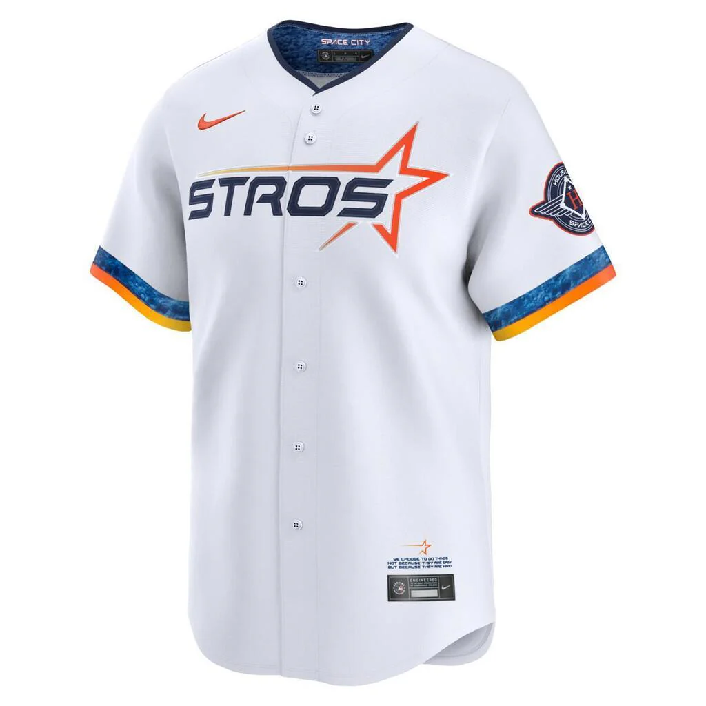 MLB Houston Astros Nike 2025 City Connect Limited Jersey - White - Image 2