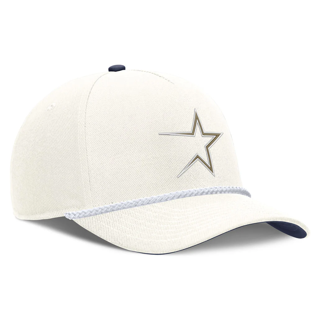 MLB Houston Astros Nike Rope Cooperstown Adjustable Hat - Cream - Image 2
