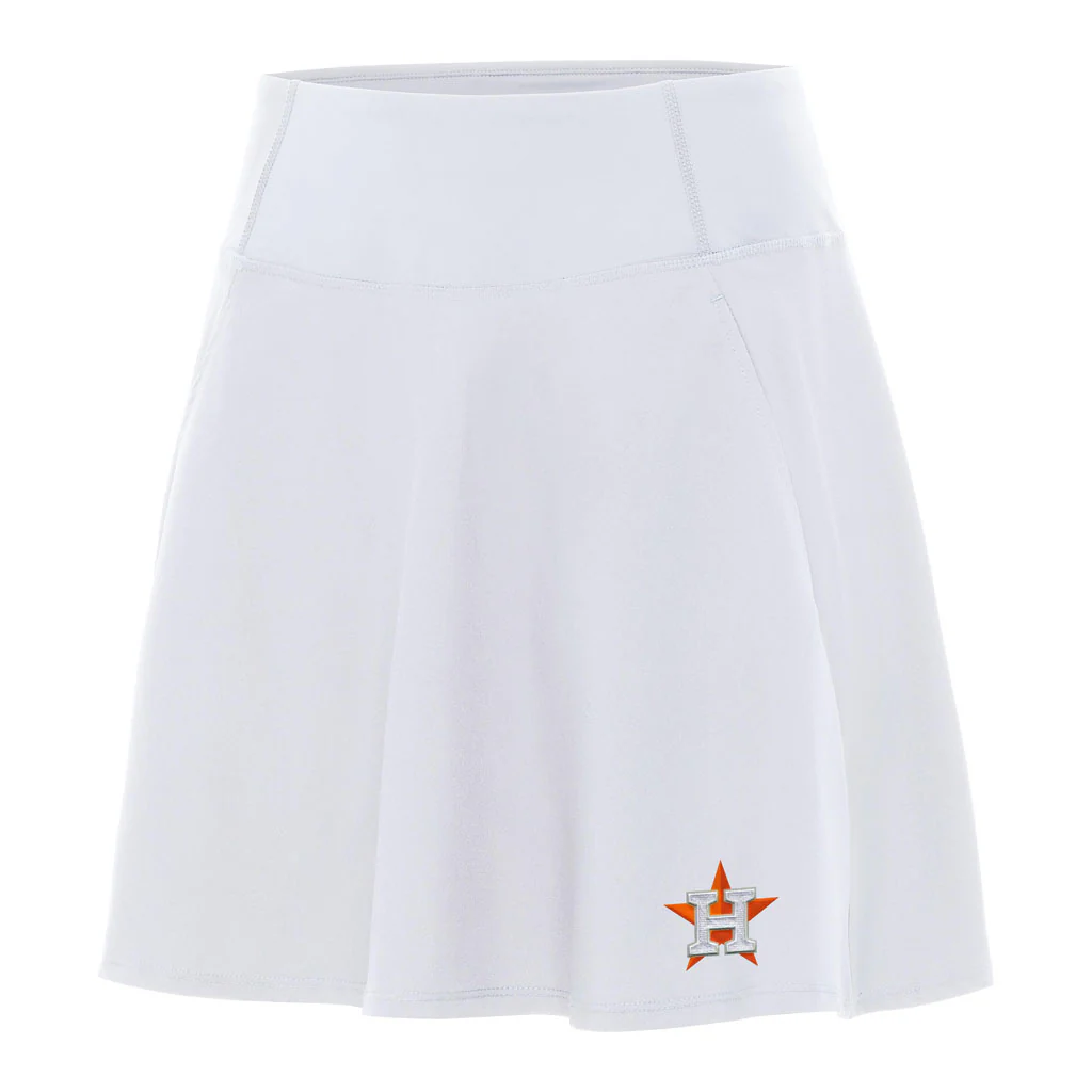 MLB Houston Astros Women's Antigua Chip Skort - White