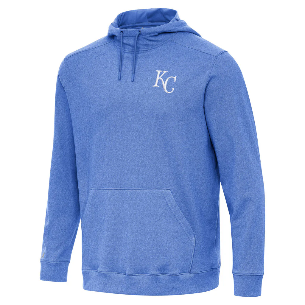 MLB Kansas City Royals Antigua Cloud Pullover Hoodie - Blue