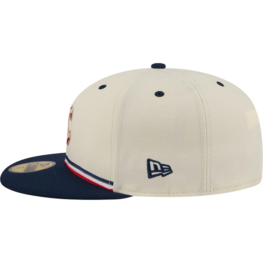 MLB Kansas City Royals New Era 2026 4th of July 59FIFTY Fitted Hat - Cream - Image 3
