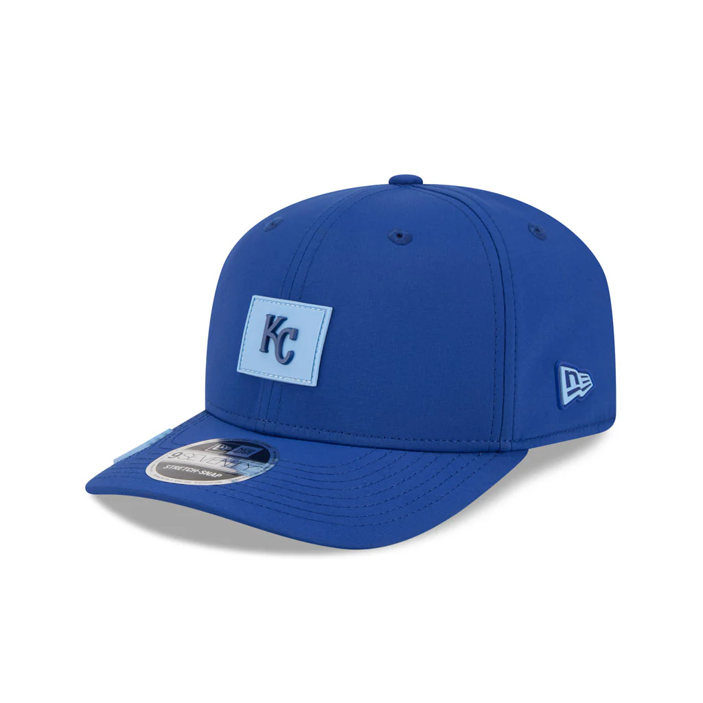 MLB Kansas City Royals New Era 2026 Clubhouse 9SEVENTY Stretch Snap Hat - Blue