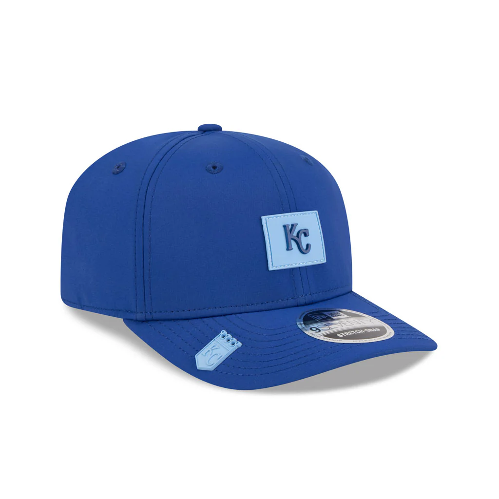 MLB Kansas City Royals New Era 2026 Clubhouse 9SEVENTY Stretch Snap Hat - Blue - Image 2