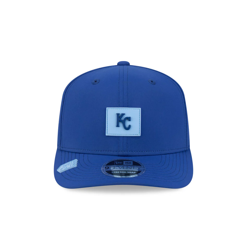 MLB Kansas City Royals New Era 2026 Clubhouse 9SEVENTY Stretch Snap Hat - Blue - Image 3