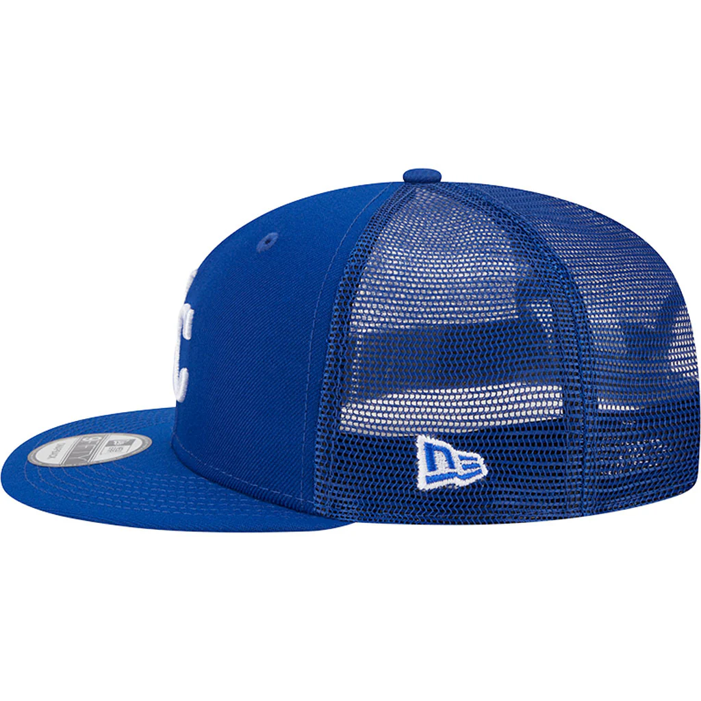 MLB Kansas City Royals New Era OTC Trucker 9FIFTY Snapback Hat - Blue - Image 4