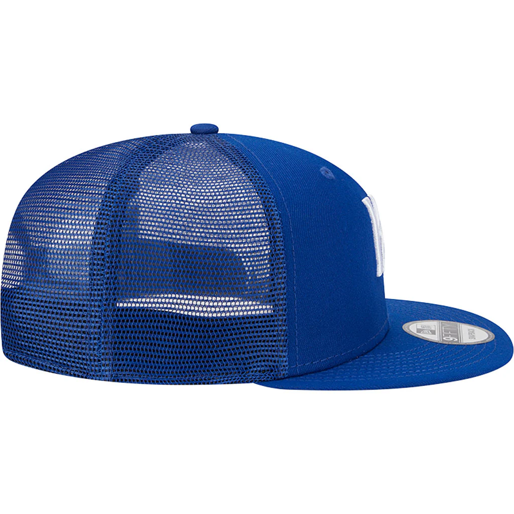MLB Kansas City Royals New Era OTC Trucker 9FIFTY Snapback Hat - Blue - Image 5
