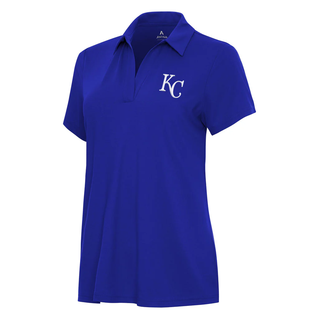MLB Kansas City Royals Women's Antigua Era Polo - Blue