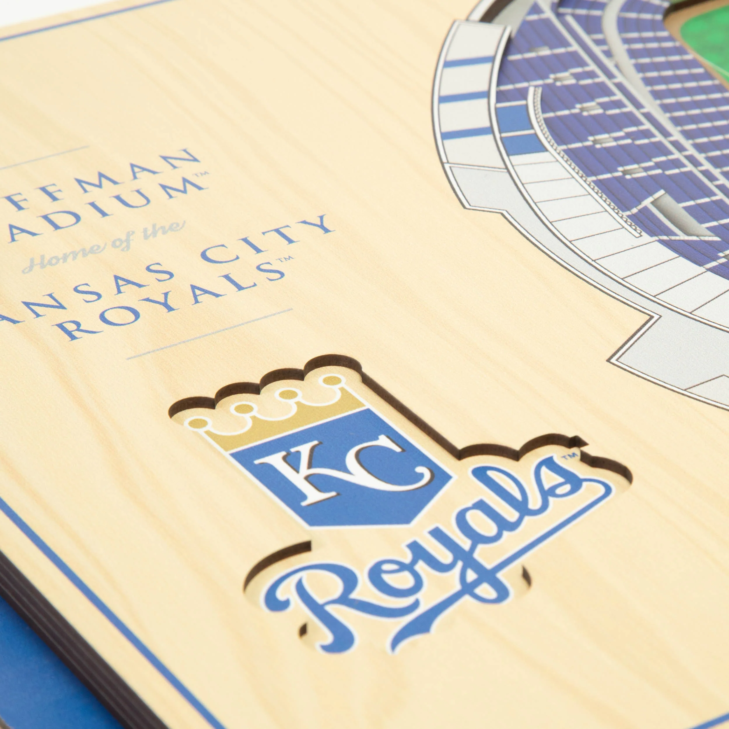 MLB Kansas City Royals You the Fan 5-Layer 3D Stadium View Wall Art - Image 4
