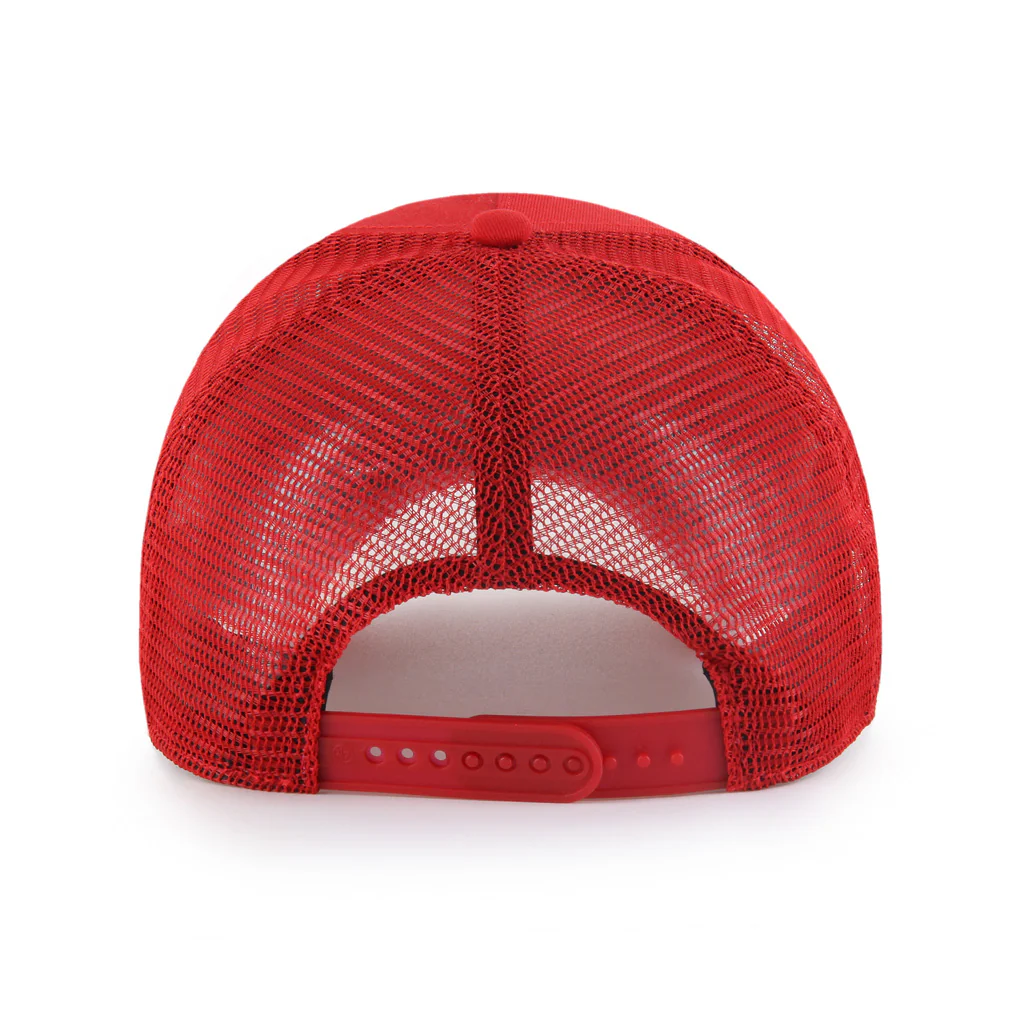 MLB Los Angeles Angels '47 Ballpark Offside Snapback Trucker Hat - Red - Image 2