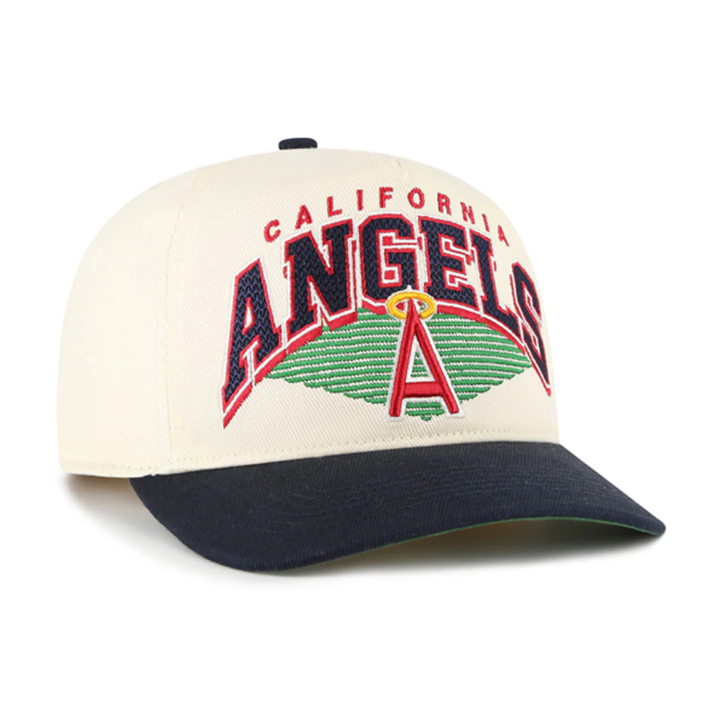 MLB Los Angeles Angels '47 Pomona Two-Tone Hitch Adjustable Hat - Cream - Image 2