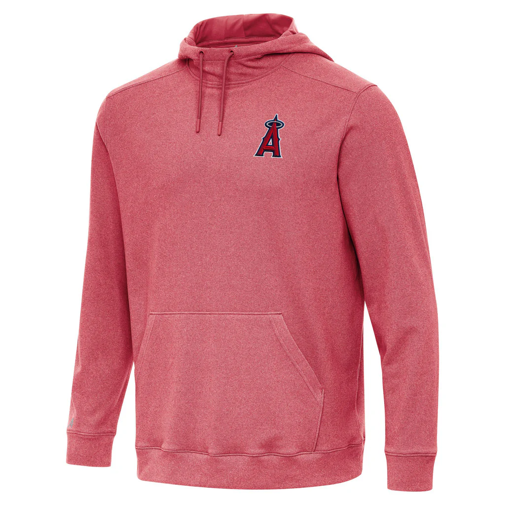 MLB Los Angeles Angels Antigua Cloud Pullover Hoodie - Red