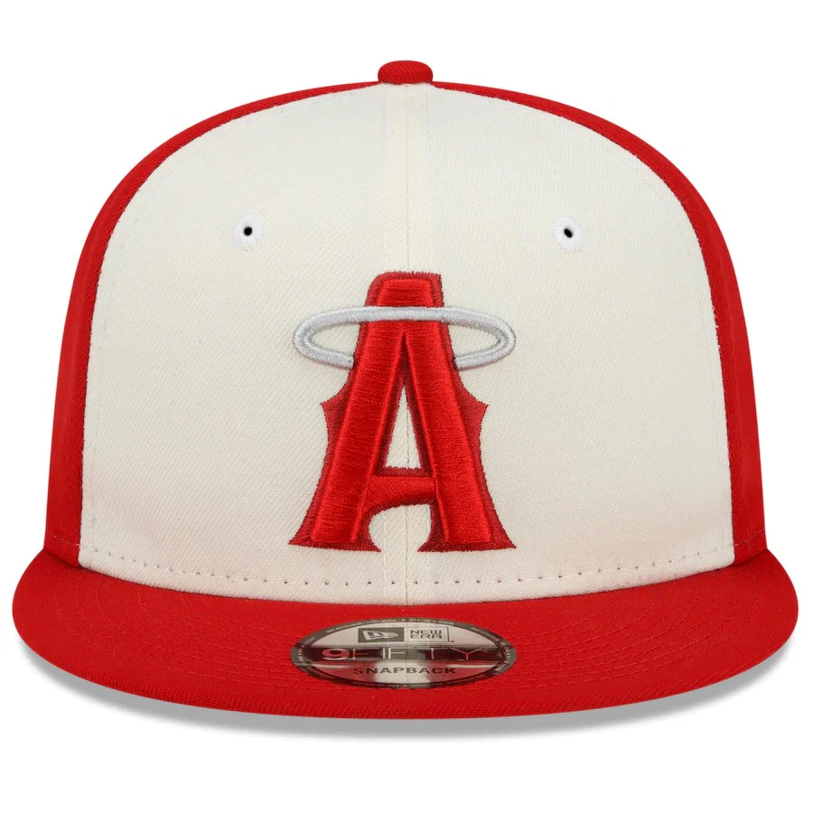 MLB Los Angeles Angels New Era City Connect 9FIFTY Snapback Hat - Red - Image 2