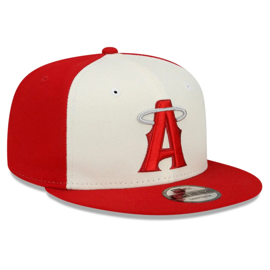 MLB Los Angeles Angels New Era City Connect 9FIFTY Snapback Hat - Red - Image 3