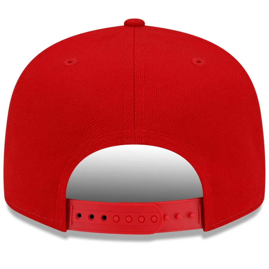 MLB Los Angeles Angels New Era City Connect 9FIFTY Snapback Hat - Red - Image 4