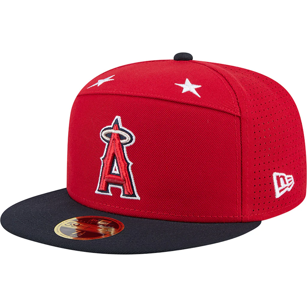 MLB Los Angeles Angels New Era 2025 All Star Game 59FIFTY Fitted Hat - Red - Image 2