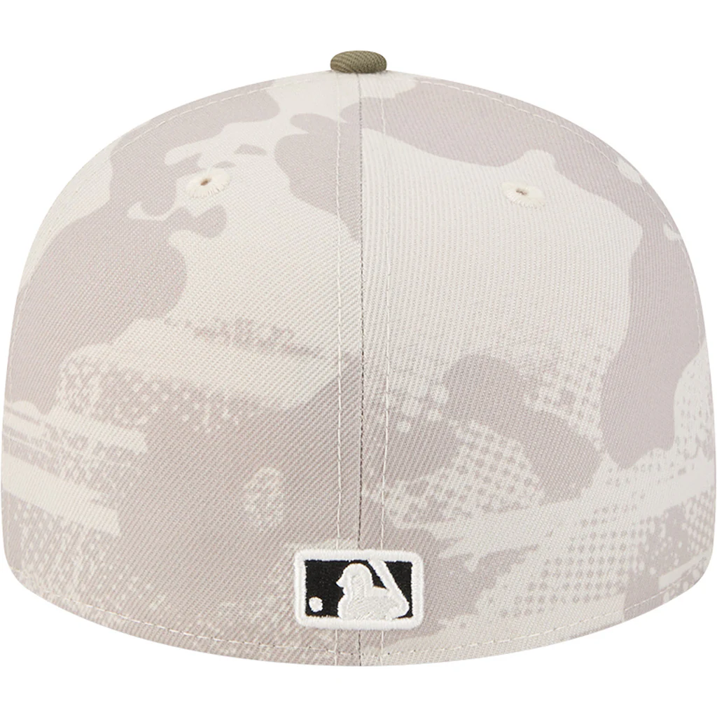 MLB Los Angeles Angels New Era 2025 Armed Forces Day 59FIFTY Fitted Hat - Stone - Image 4