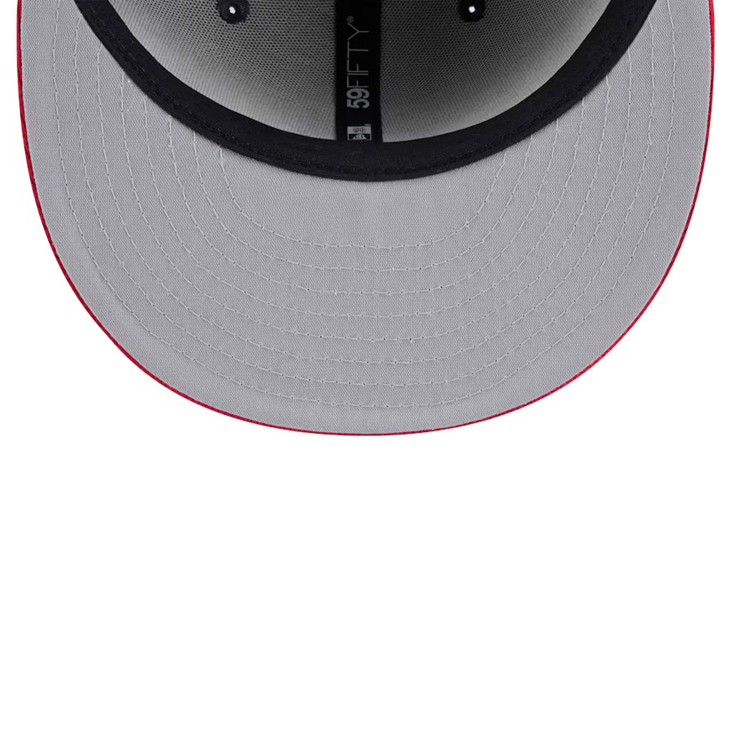 MLB Los Angeles Angels New Era 2025 Graphite Batting Practice 59FIFTY Fitted Hat - Graphite - Image 5