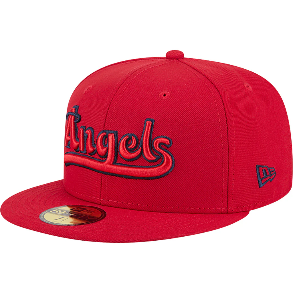 MLB Los Angeles Angels New Era City Connect Fan Pack 59FIFTY Fitted Hat - Red - Image 2