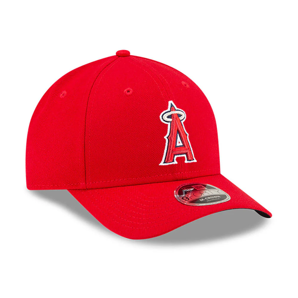 MLB Los Angeles Angels New Era Game Player Replica 9FORTY M-Crown Hat - Red - Image 3