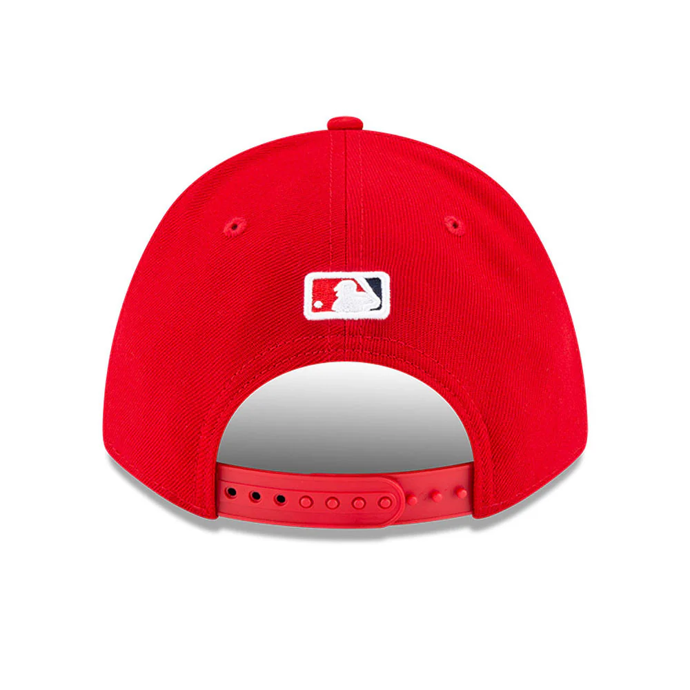 MLB Los Angeles Angels New Era Game Player Replica 9FORTY M-Crown Hat - Red - Image 4
