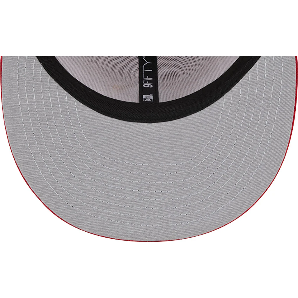 MLB Los Angeles Angels New Era OTC Trucker 9FIFTY Snapback Hat - Red - Image 7
