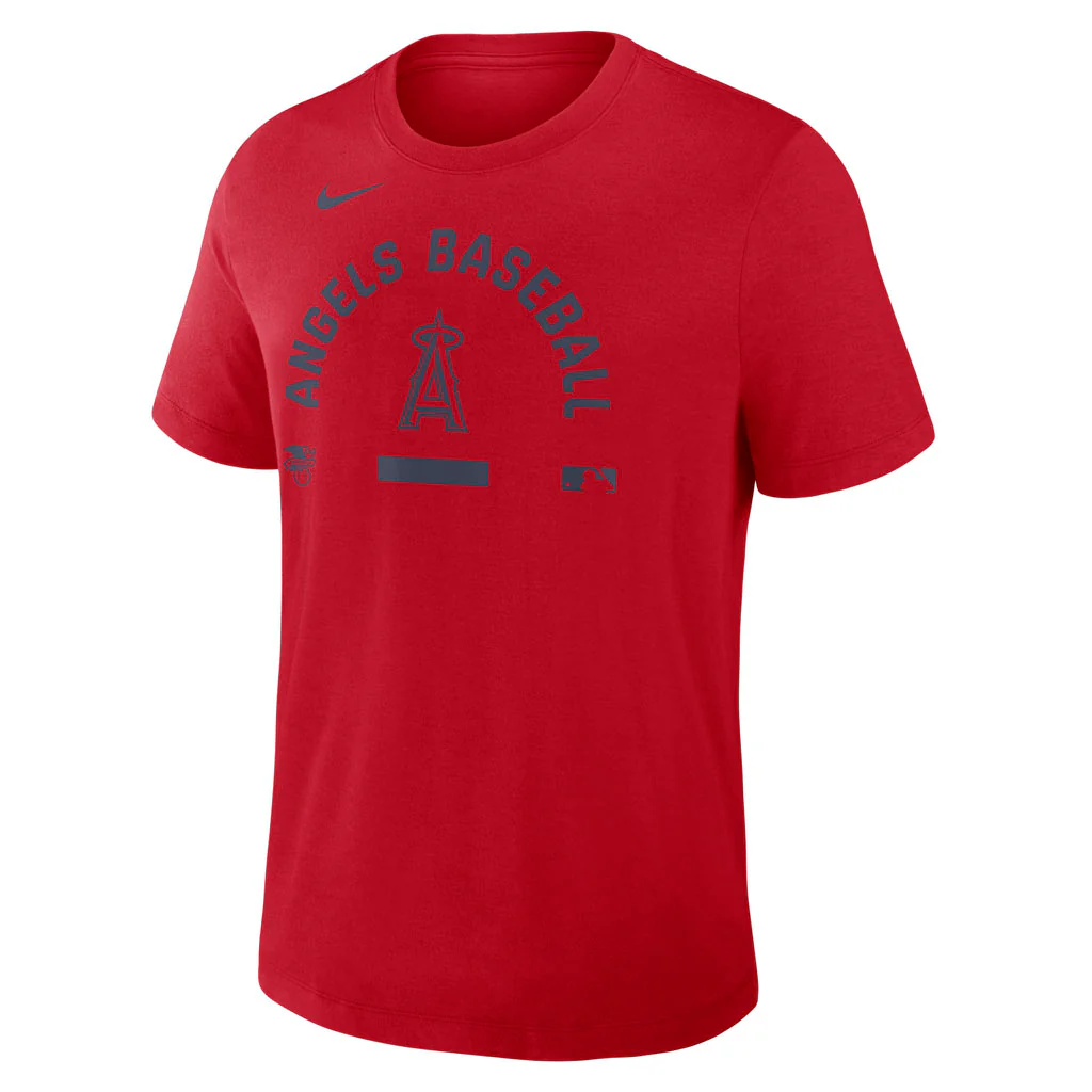 MLB Los Angeles Angels Nike 2026 Early Work T-Shirt - Red - Image 2