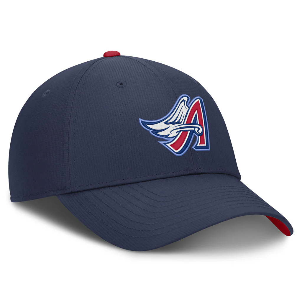MLB Los Angeles Angels Nike Cooperstown Ripstop Adjustable Hat - Navy - Image 2