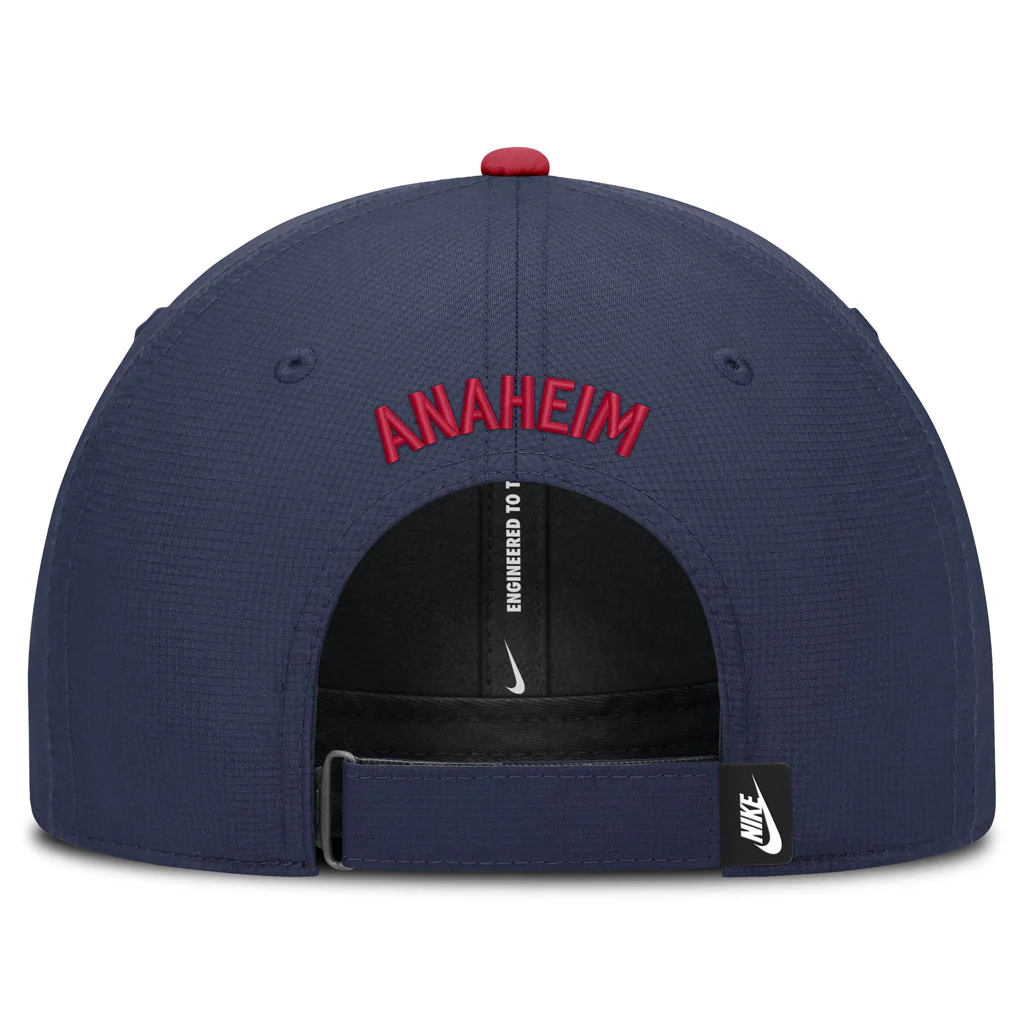 MLB Los Angeles Angels Nike Cooperstown Ripstop Adjustable Hat - Navy - Image 4