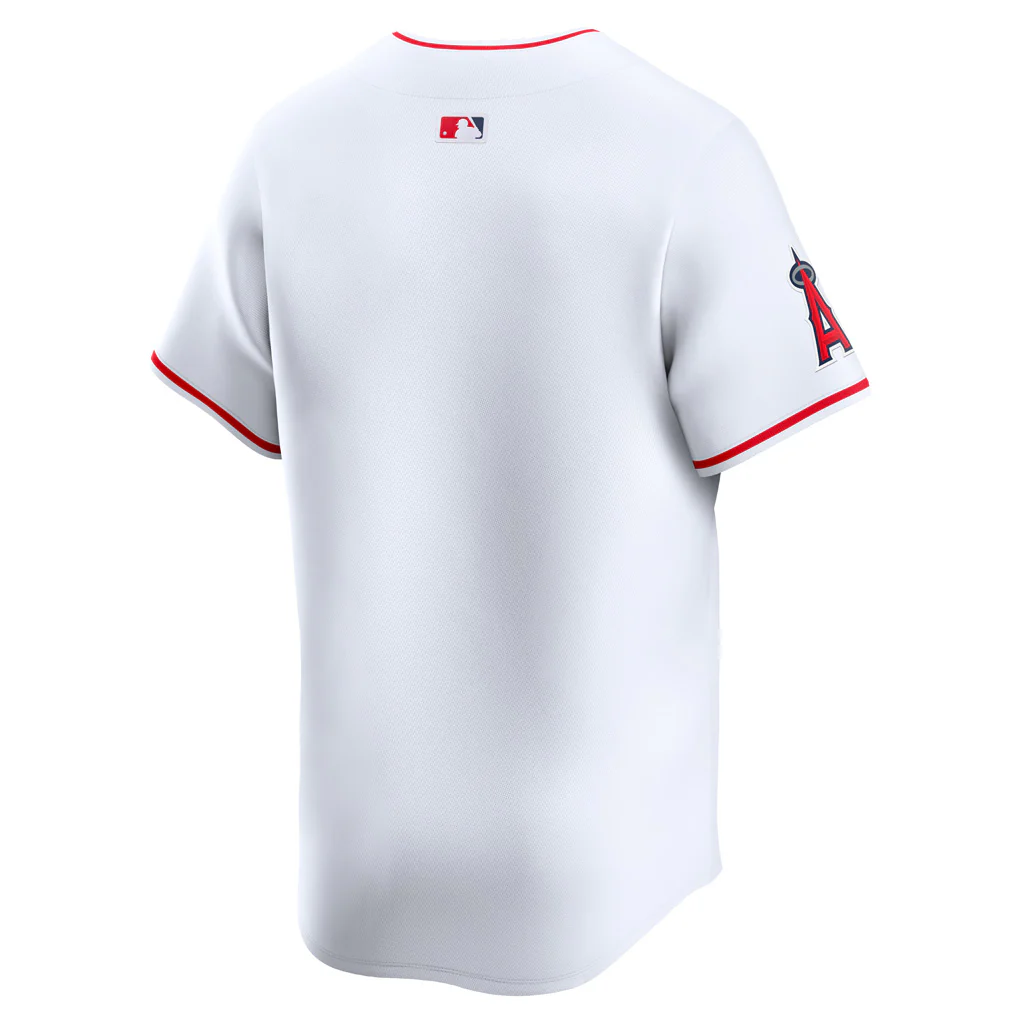 MLB Los Angeles Angels Nike Home Limited Jersey - White - Image 3