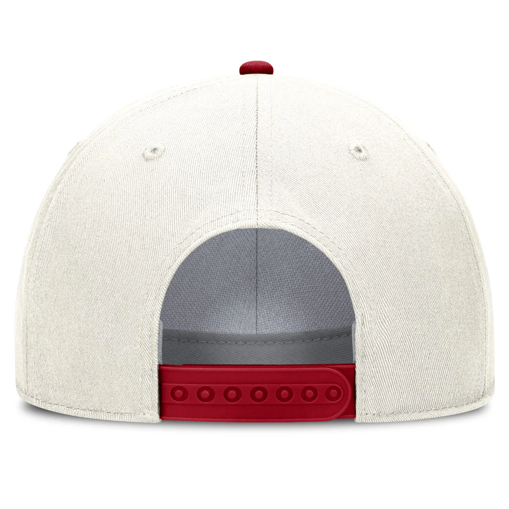 MLB Los Angeles Angels Nike Rope Cooperstown Adjustable Hat - Cream - Image 4