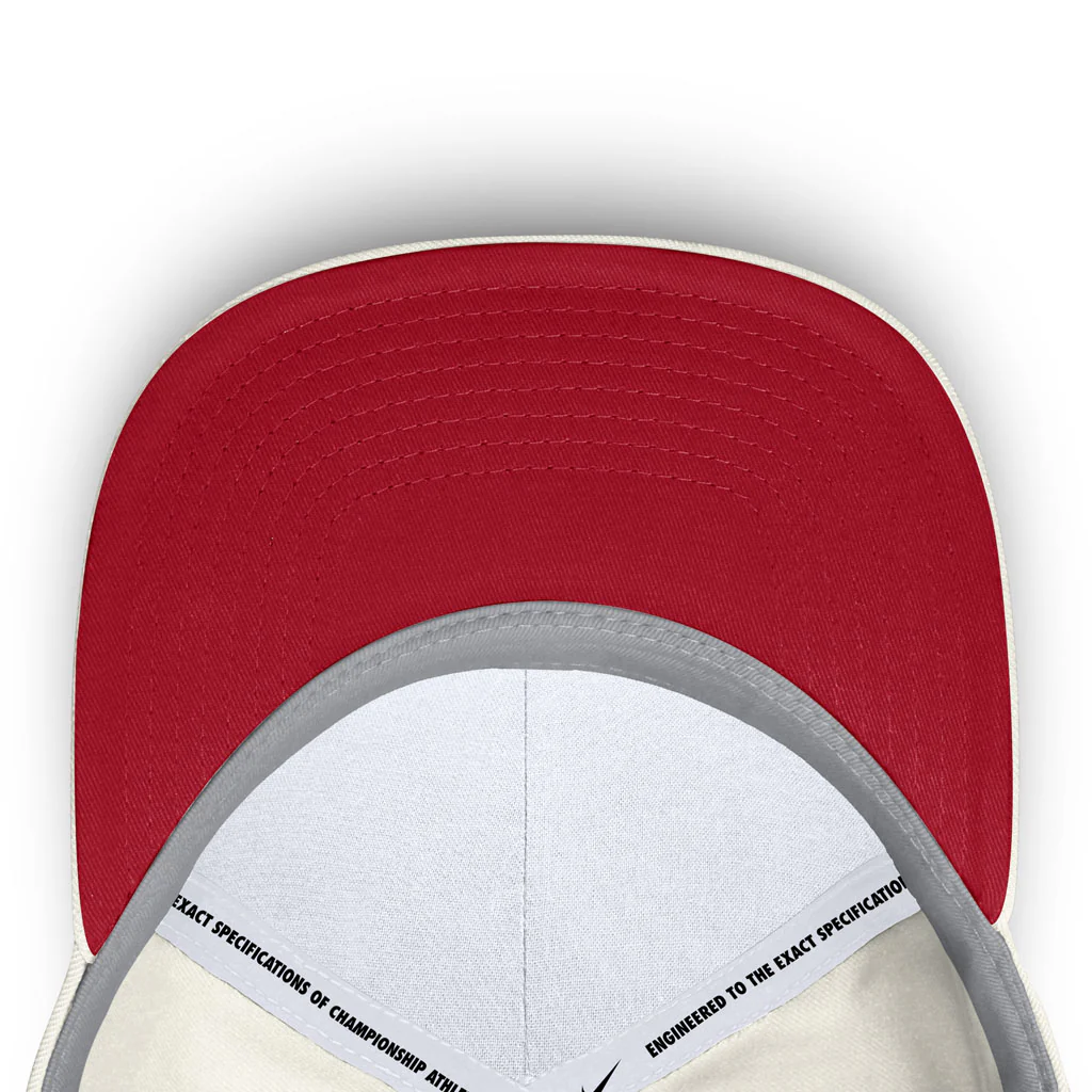 MLB Los Angeles Angels Nike Rope Cooperstown Adjustable Hat - Cream - Image 5