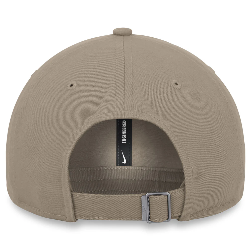 MLB Los Angeles Angels Nike White Logo Adjustable Hat - Tan - Image 4