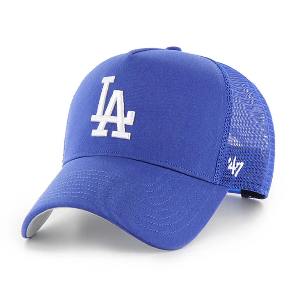 MLB Los Angeles Dodgers '47 Ballpark Under Visor Mesh Trucker Snapback Hat - Blue