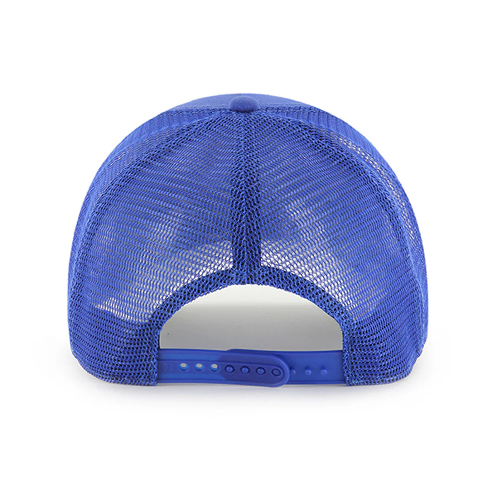 MLB Los Angeles Dodgers '47 Ballpark Under Visor Mesh Trucker Snapback Hat - Blue - Image 2
