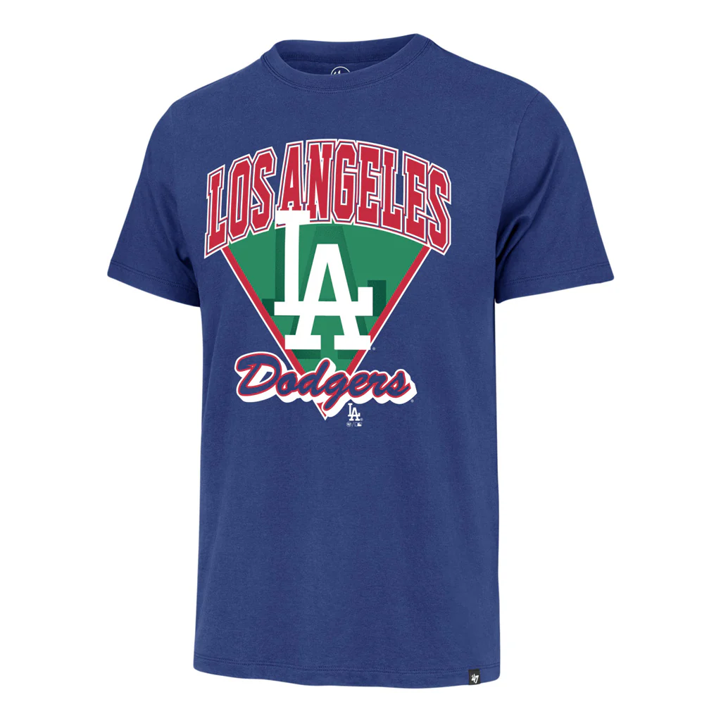 MLB Los Angeles Dodgers '47 Barrel Franklin T-Shirt - Blue