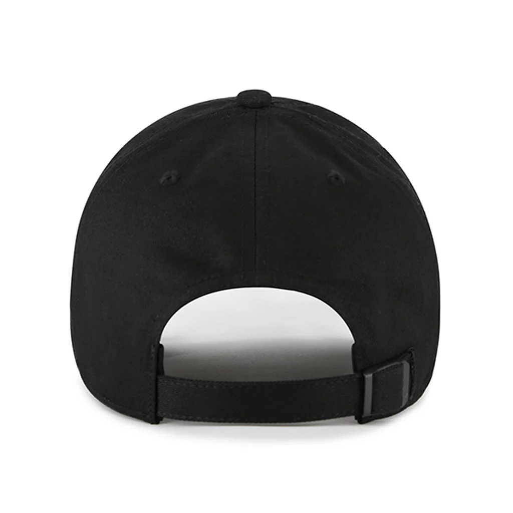 MLB Los Angeles Dodgers '47 Black on Black Contemporary Clean Up Adjustable Hat - Black - Image 3