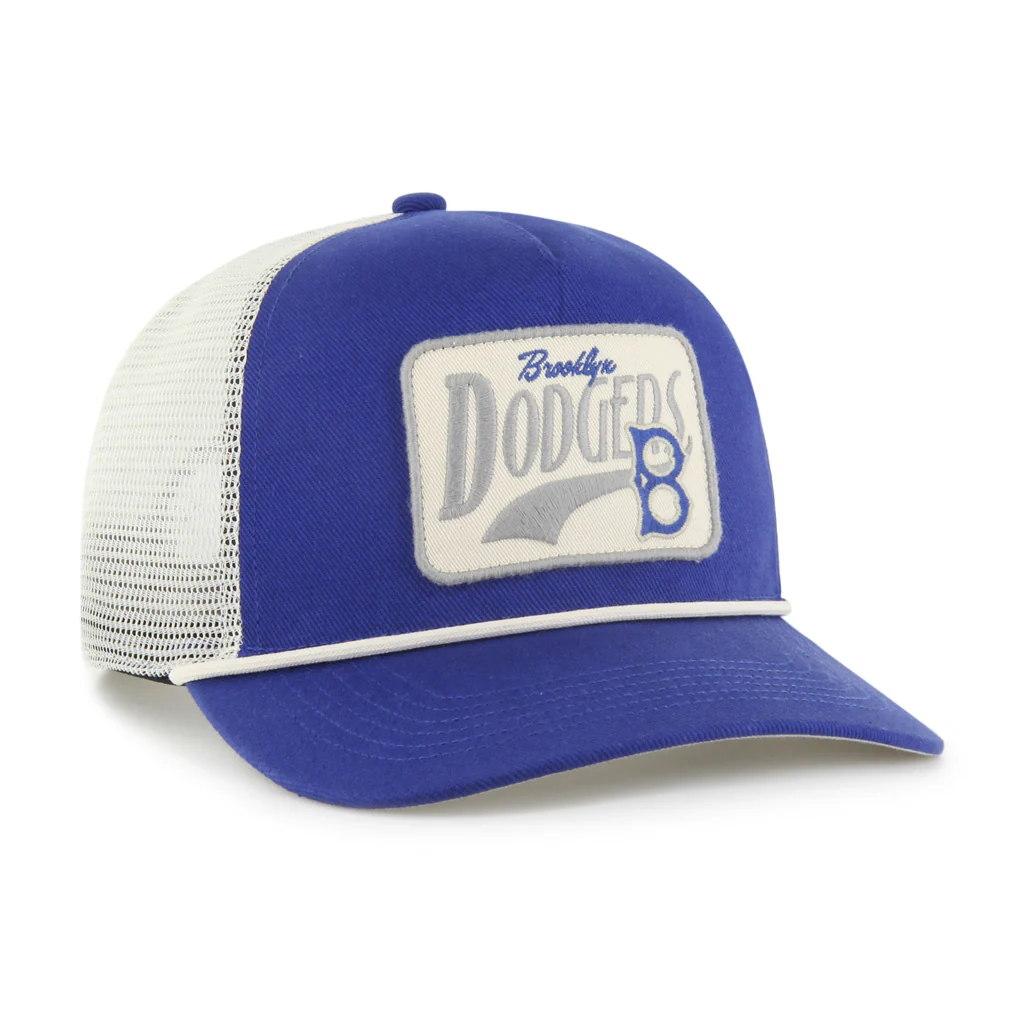 MLB Los Angeles Dodgers '47 Emmett Hitch Trucker Snapback Hat - Blue - Image 2
