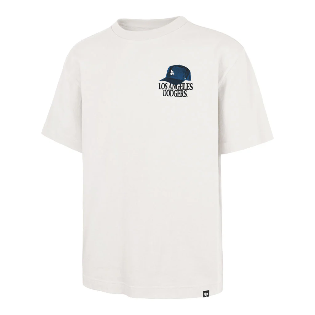 MLB Los Angeles Dodgers '47 In The Paper Foundation T-Shirt - Sand