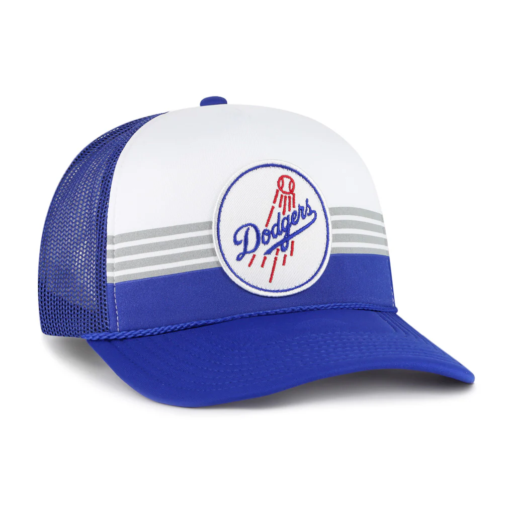 MLB Los Angeles Dodgers '47 Liftoff Trucker Snapback Hat - White - Image 2