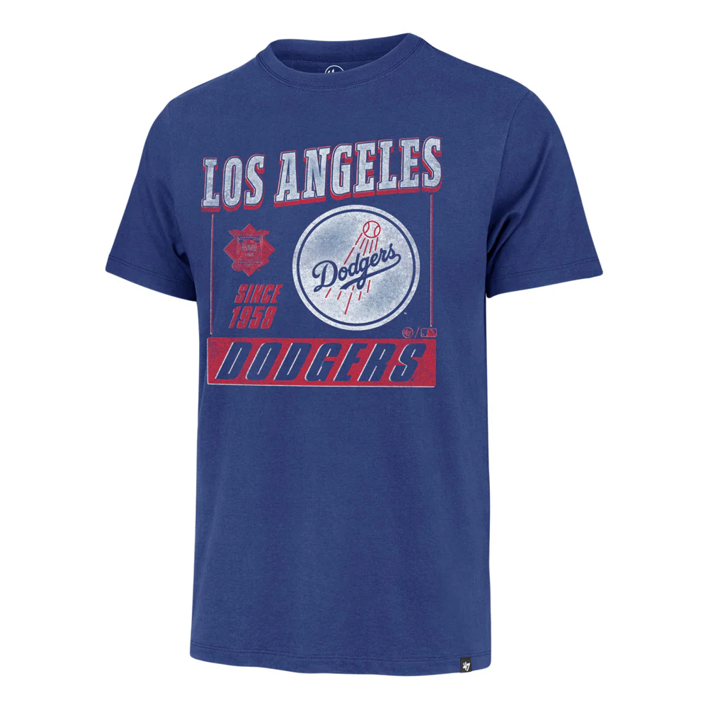 MLB Los Angeles Dodgers '47 Outlast Franklin T-Shirt - Blue