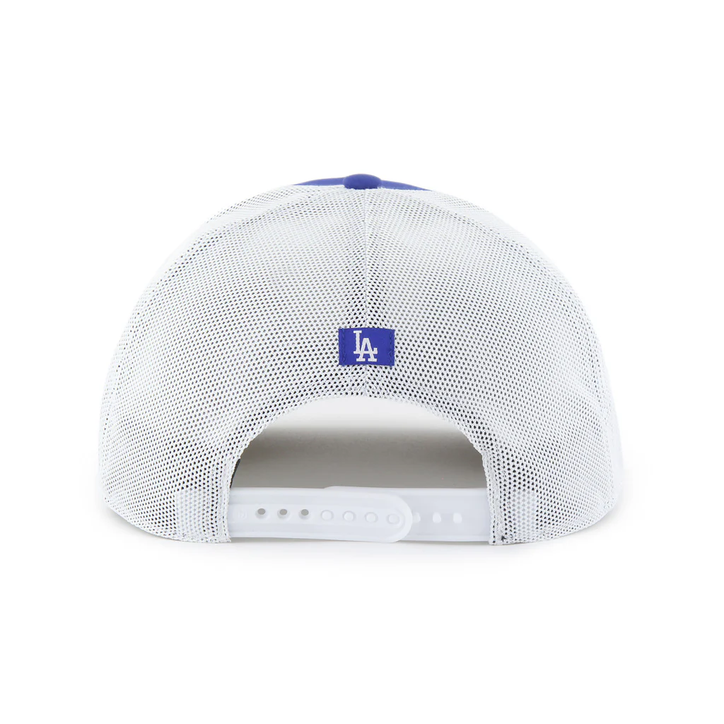 MLB Los Angeles Dodgers '47 Scratch Brrr Trucker Snapback Hat - Blue - Image 2