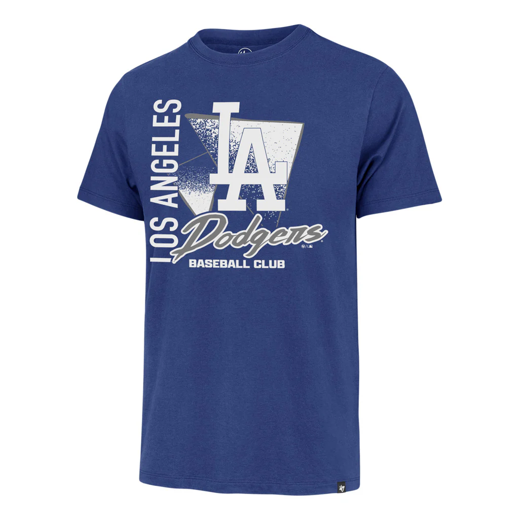 MLB Los Angeles Dodgers '47 Side Arm Franklin T-Shirt - Blue