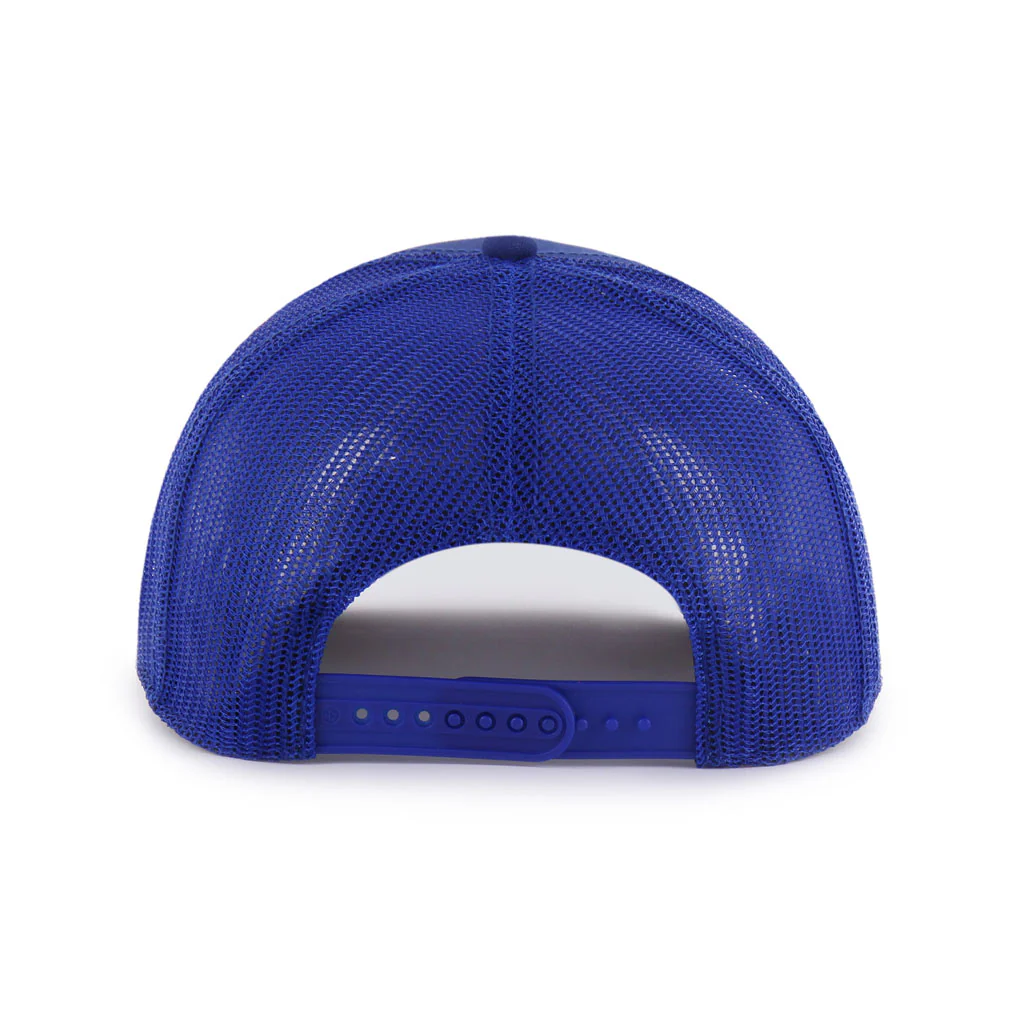 MLB Los Angeles Dodgers '47 Vintage Pitstop Trucker Snapback Hat - Blue - Image 2