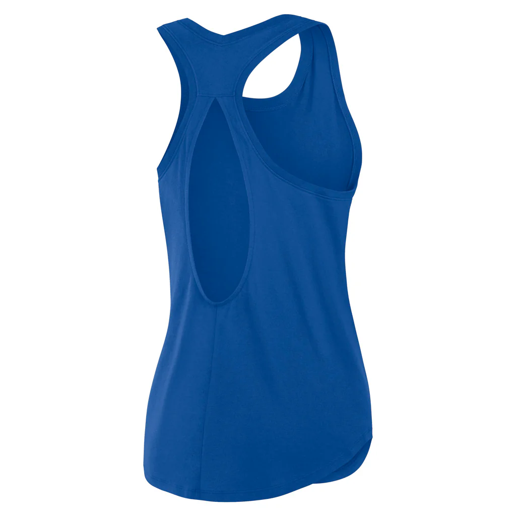 MLB Los Angeles Dodgers Fanatics Women's Primary Logo Racerback Tank Top - Blue - Image 3