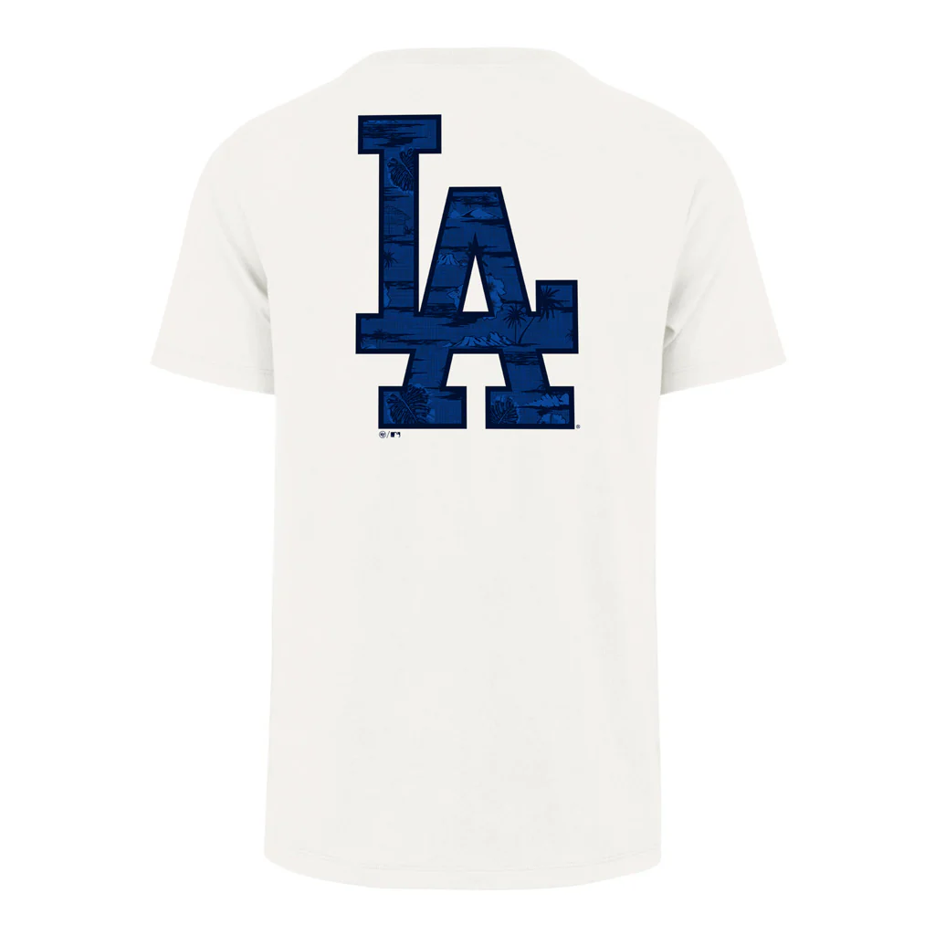 MLB Los Angeles Dodgers '47 Fiji Back Franklin T-Shirt - Sand - Image 3