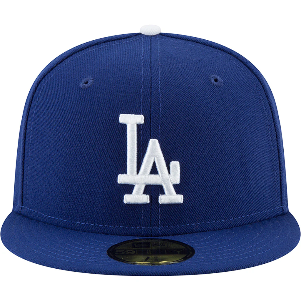 MLB Los Angeles Dodgers New Era Authentic Collection Home On-Field 59FIFTY Fitted Hat - Blue - Image 3